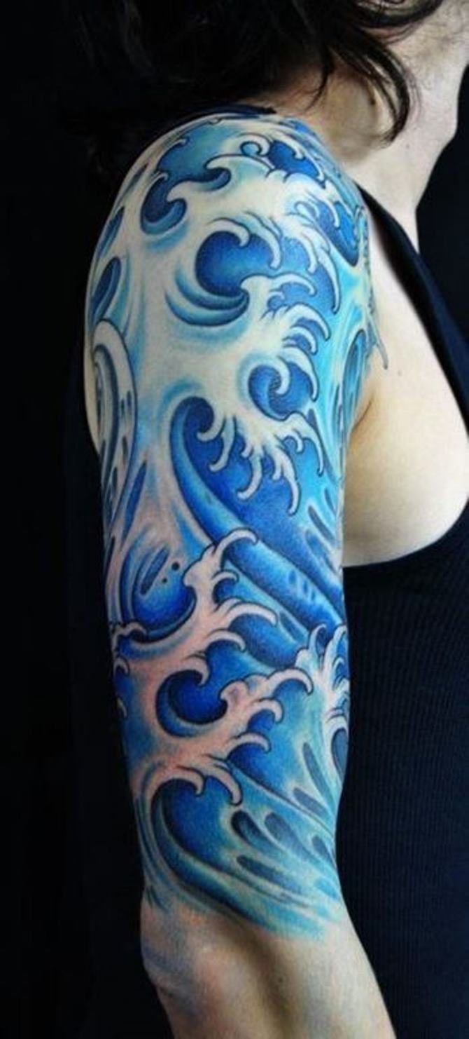 Sea Waves Tattoo - 20 Water Tattoos <3 <3
