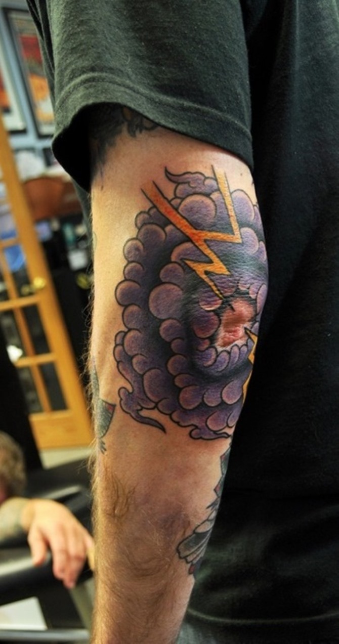 Tattoo Male Elbow - 20+ Lightning Tattoos <3 <3