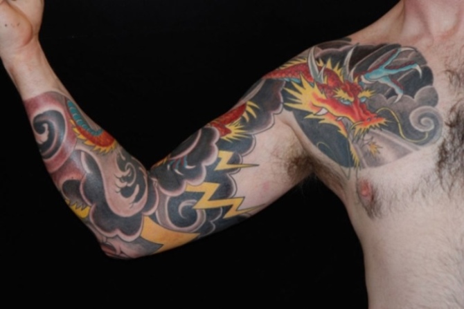  Traditional Japanese Lightning Tattoo - 20+ Lightning Tattoos <3 <3