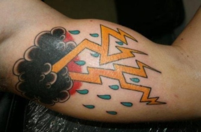 Tattoo Lightning - 20+ Lightning Tattoos <3 <3