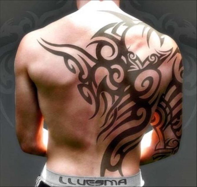 Tattoo on Back of Men's - 20+ Lightning Tattoos <3 <3