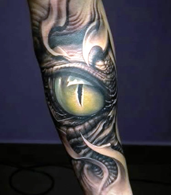 Biomechanical Eye Tattoo - 20 Biomechanical Tattoos <3 <3