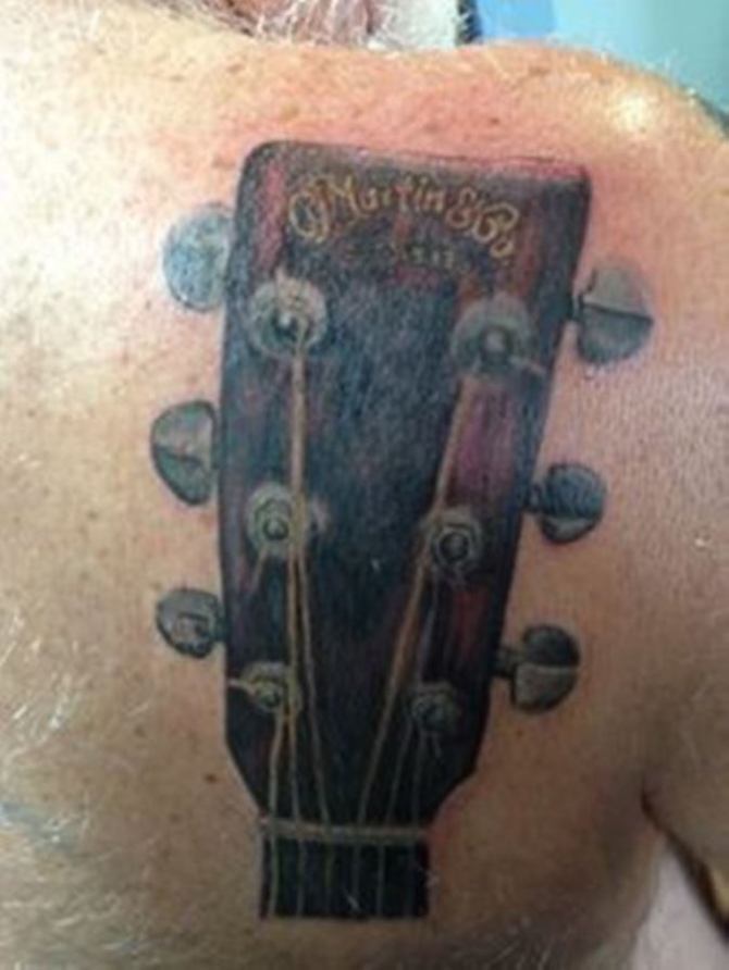  Musical Instrument - Guitar Tattoos<3 <3