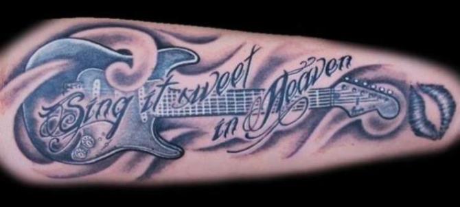  Tattoo Guitar - Guitar Tattoos<3 <3
