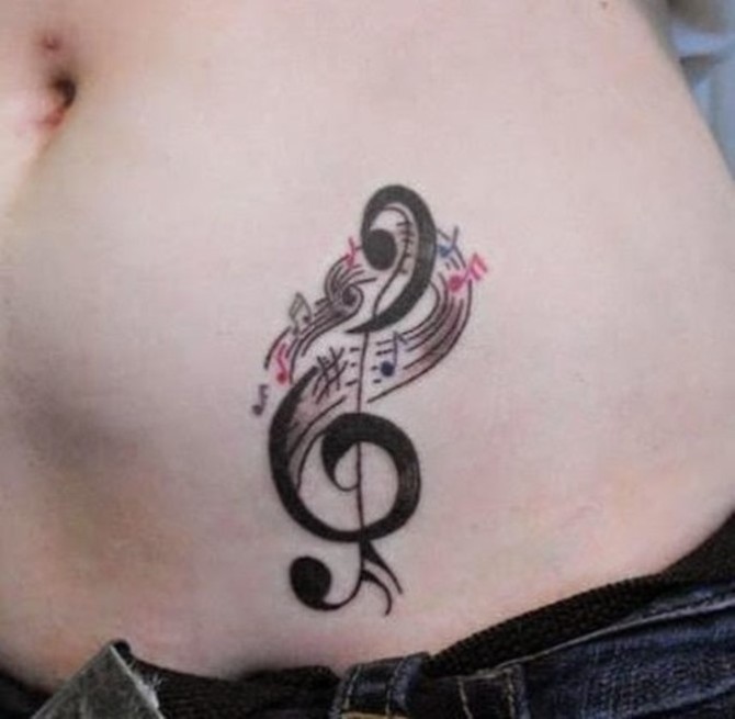 Tattoo of Musical Notes - 20+ Music Tattoos <3 <3