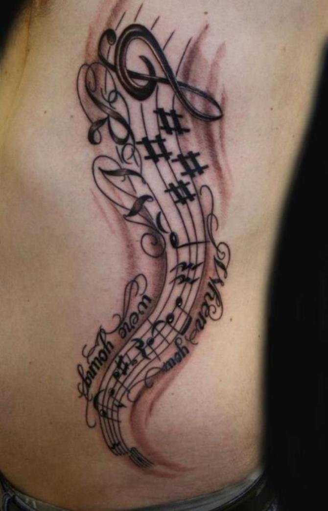 Tattoo Related to Music - 20+ Music Tattoos <3 <3
