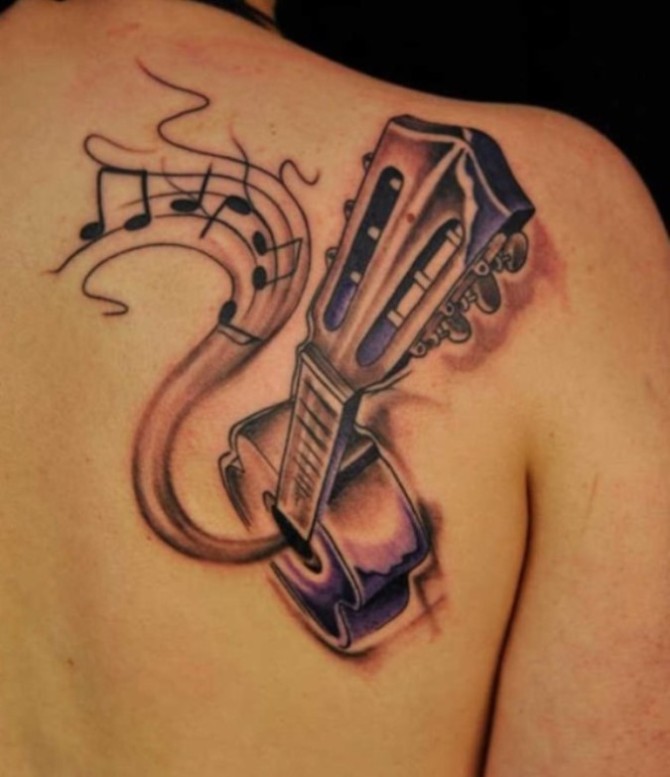 Guitar Tattoo - 20+ Music Tattoos <3 <3