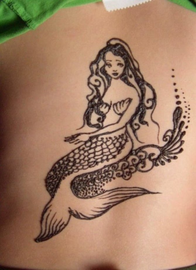 Mehndi Tattoo - 50 Mermaid Tattoos <3 <3