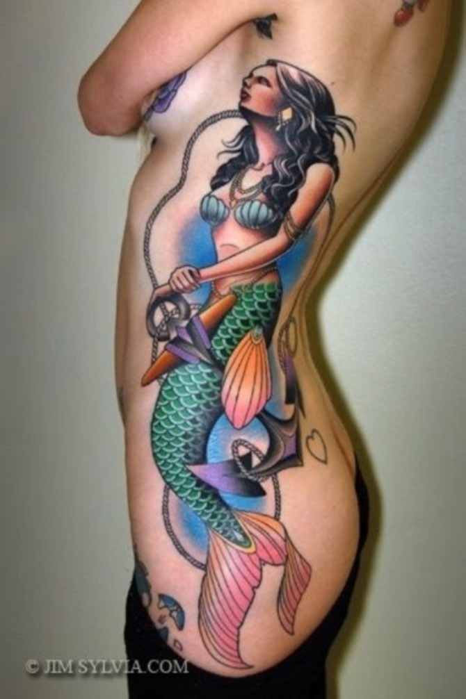 Mermaid Tattoo for Women - 50 Mermaid Tattoos <3 <3