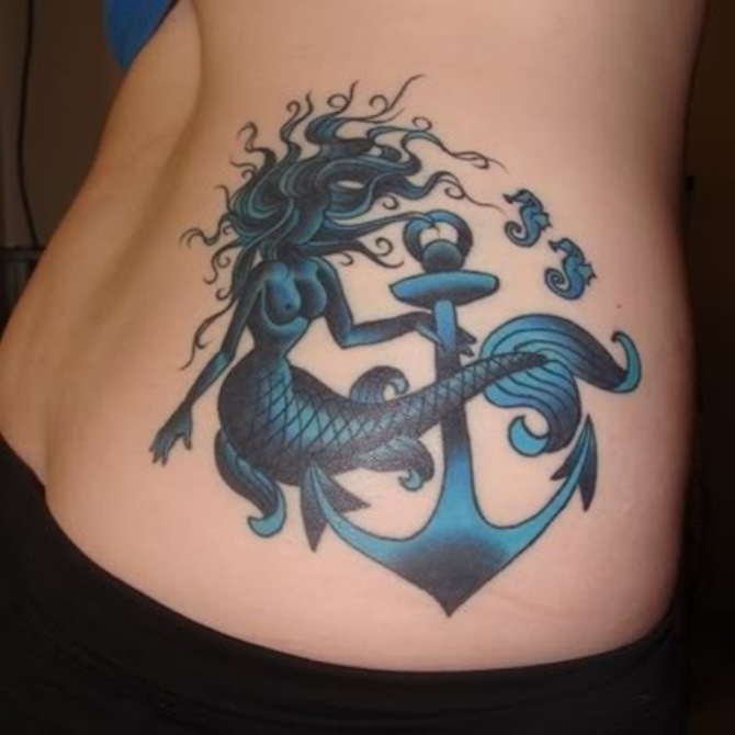 Marine Tattoo - 50 Mermaid Tattoos <3 <3