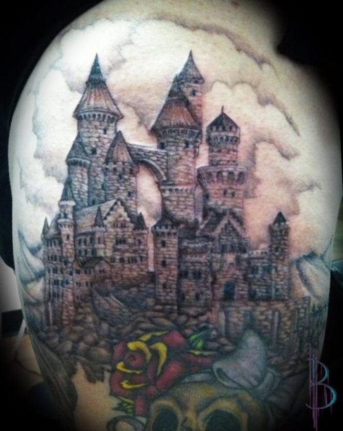  Tattoo Castle - Castle Tattoos <3 <3