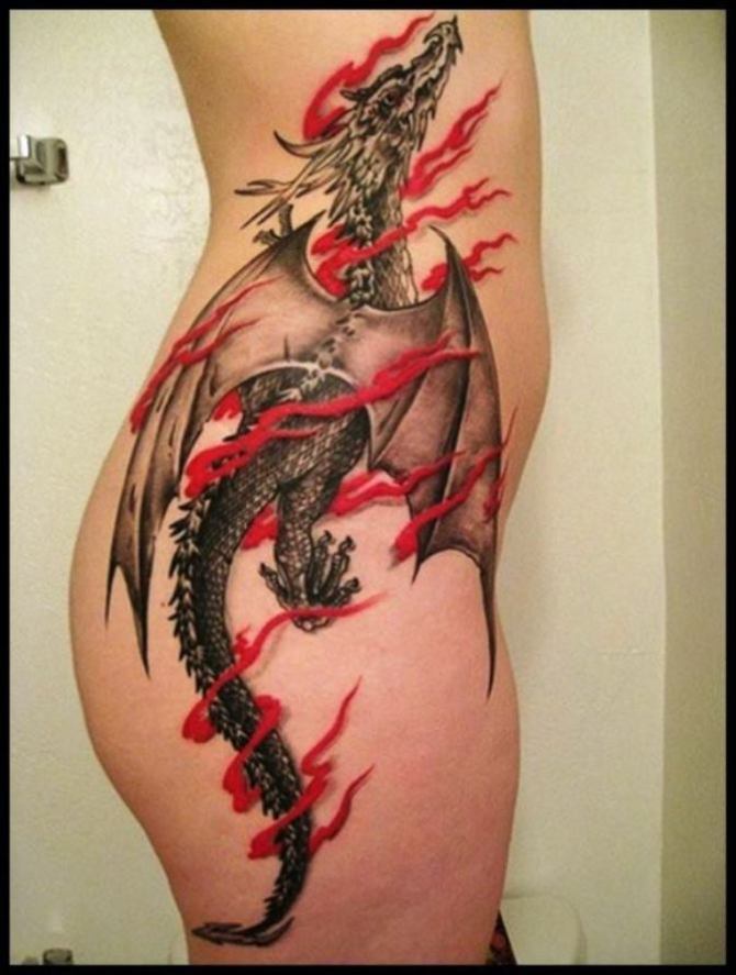 Game of Thrones Dragon Tattoo - 20+ Dragon Tattoos <3 <3