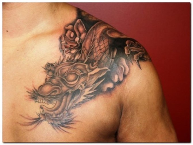  Dragon Tattoo on Shoulder - 20+ Dragon Tattoos <3 <3