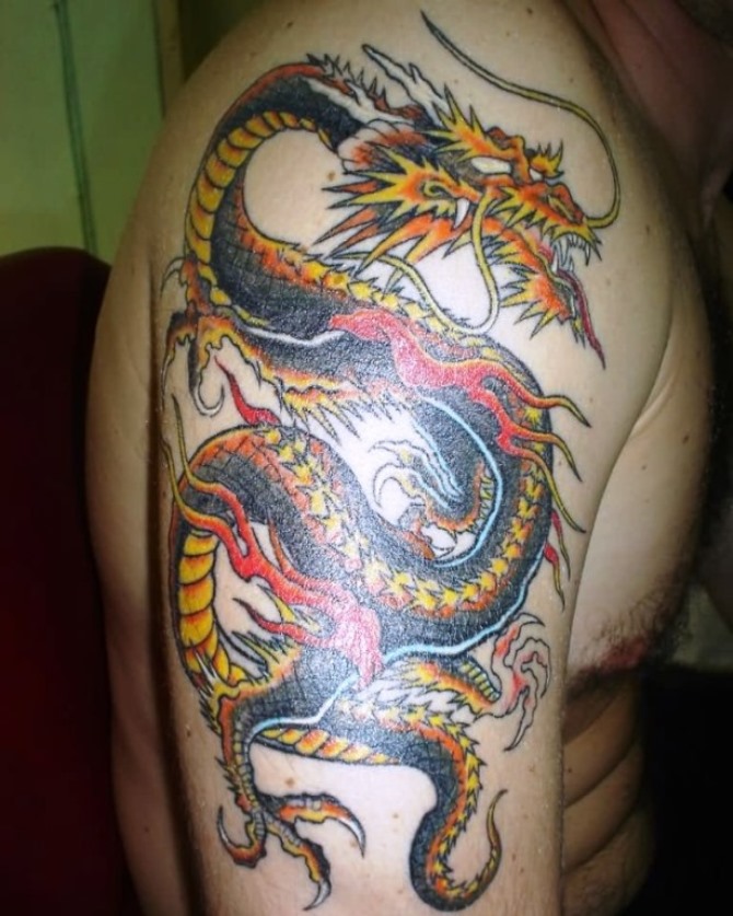 Tattoo and Meaning Dragon - 20+ Dragon Tattoos <3 <3