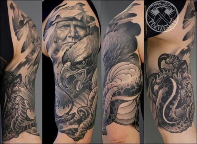  Native American Eagle Tattoo - Native American Tattoos <3 <3