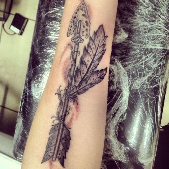  Indian Arrow Tattoo Designs - Native American Tattoos <3 <3