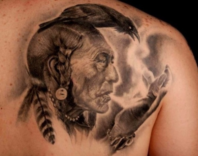  Cowboy and Indian Tattoo - Native American Tattoos <3 <3