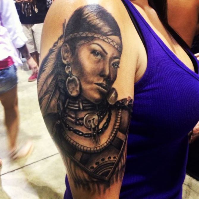 Native American Women Tattoo - Native American Tattoos <3 <3