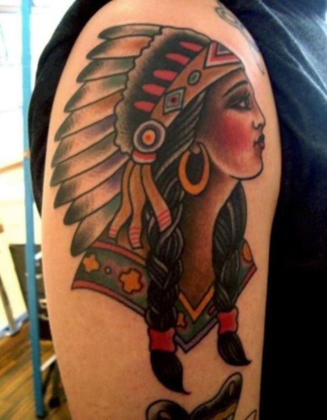 Traditional Native American Tattoo - Native American Tattoos <3 <3