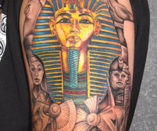 Egyptian King and Queen Tattoo - Egyptian Tattoos <3 <3