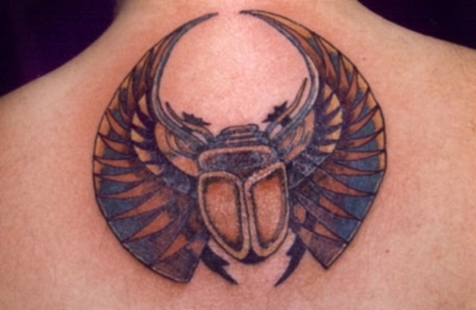  Scarab Beetle Tattoo - Egyptian Tattoos <3 <3