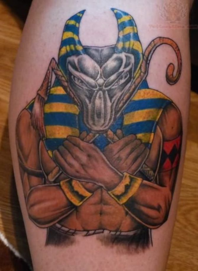Anubis Egyptian God Tattoo - Egyptian Tattoos <3 <3