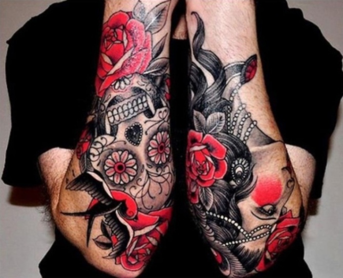 Mexican Skull Tattoo - Sleeve Tattoos for Men <3 <3