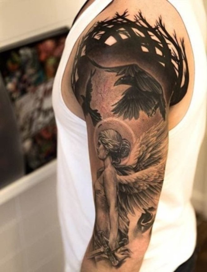 Half Sleeve Tattoo for Men - Sleeve Tattoos for Men <3 <3