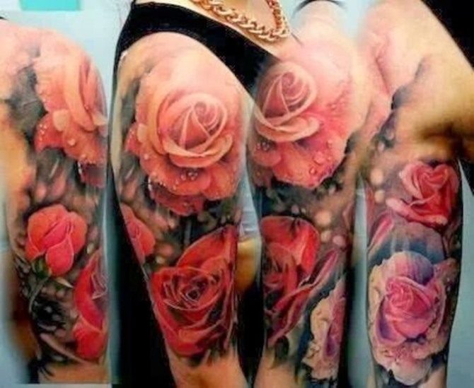  Rose Tattoo - Best Sleeve Tattoos <3 <3