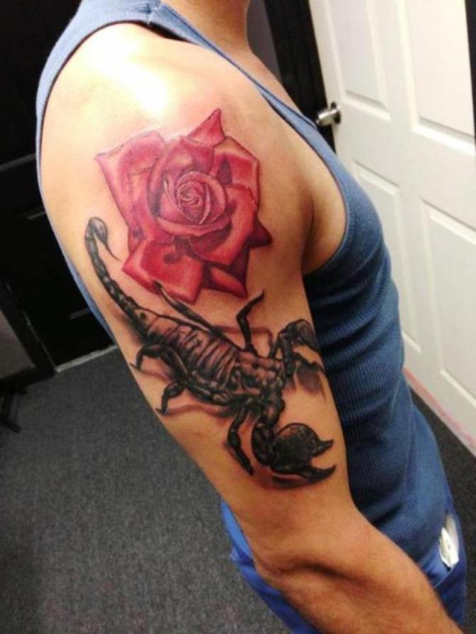Tattoo Scorpion and Rose - Scorpion Tattoos <3 <3