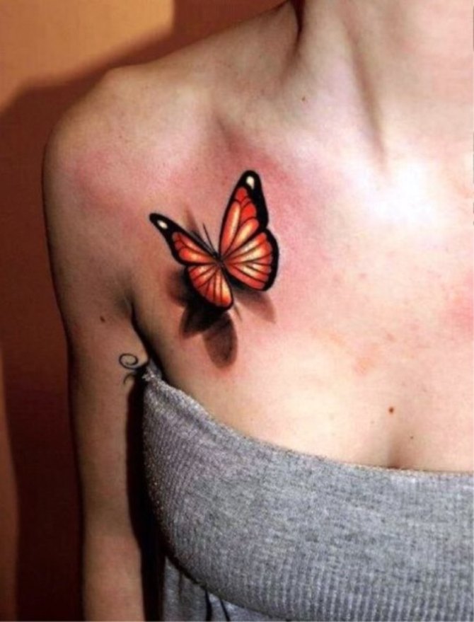 3d Butterfly Tattoo Designs - Butterfly Tattoos
