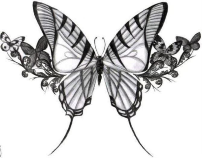  Butterfly Lower Back Tattoo Designs - Butterfly Tattoos