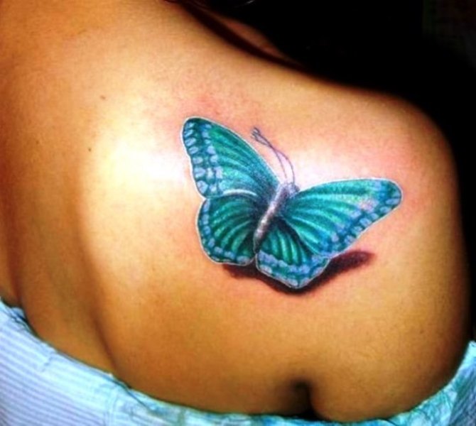 Beautiful Tattoo for Girls - Butterfly Tattoos