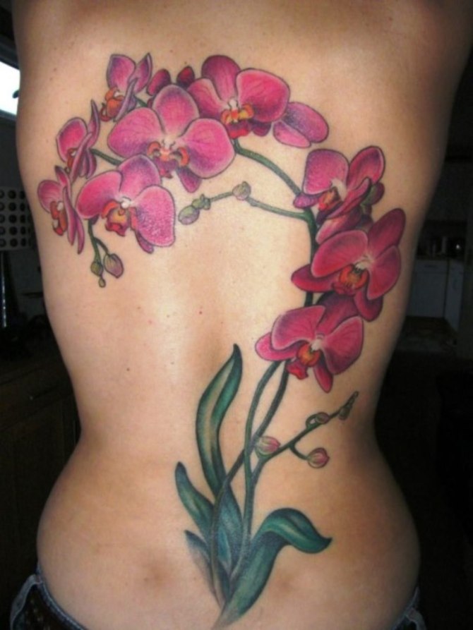  Flower Tattoo - Orchid Tattoos <3 <3