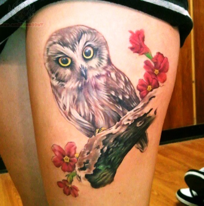 Owl Tattoo - Orchid Tattoos <3 <3