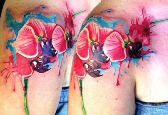 Tattoo Flower - Orchid Tattoos <3 <3