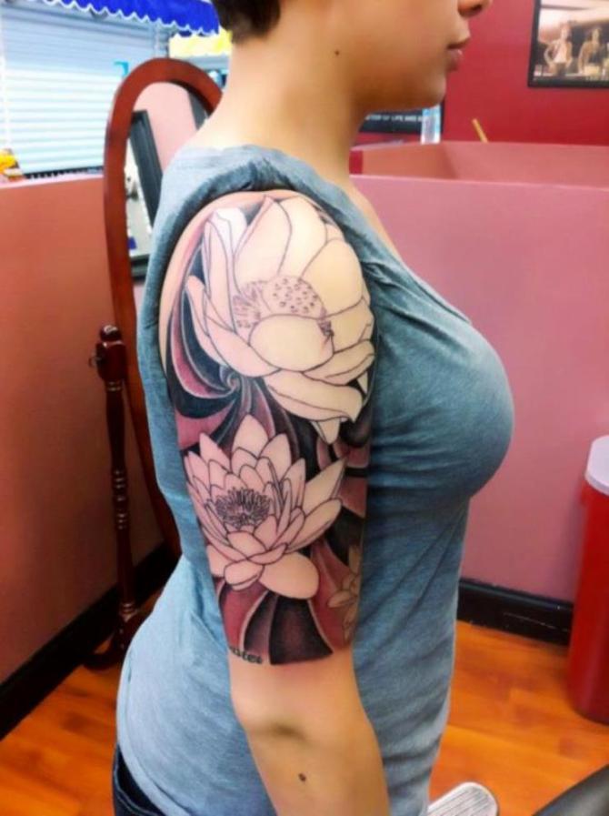 Half a Sleeve Tattoo for Women