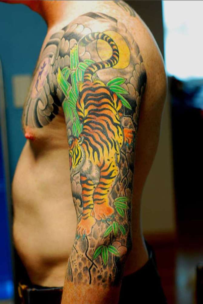  Traditional Japanese Tiger Tattoo - 40 Tiger Tattoos <3 <3