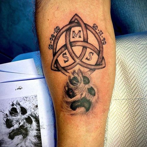 Celtic Family Tattoo for guys