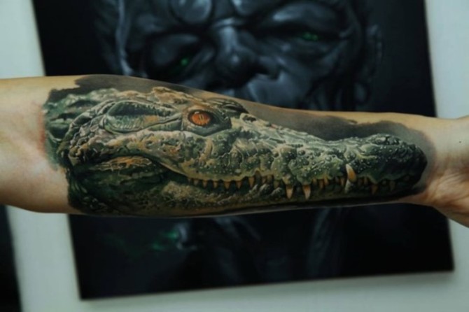 Tattoo Crocodile - Crocodile Tattoos <3 <3
