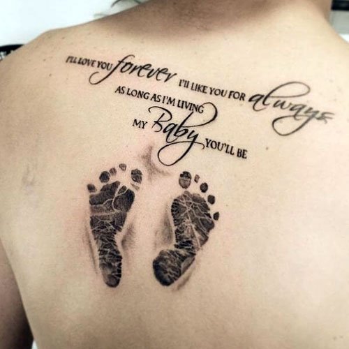 Meaningful Family Tattoo for woman