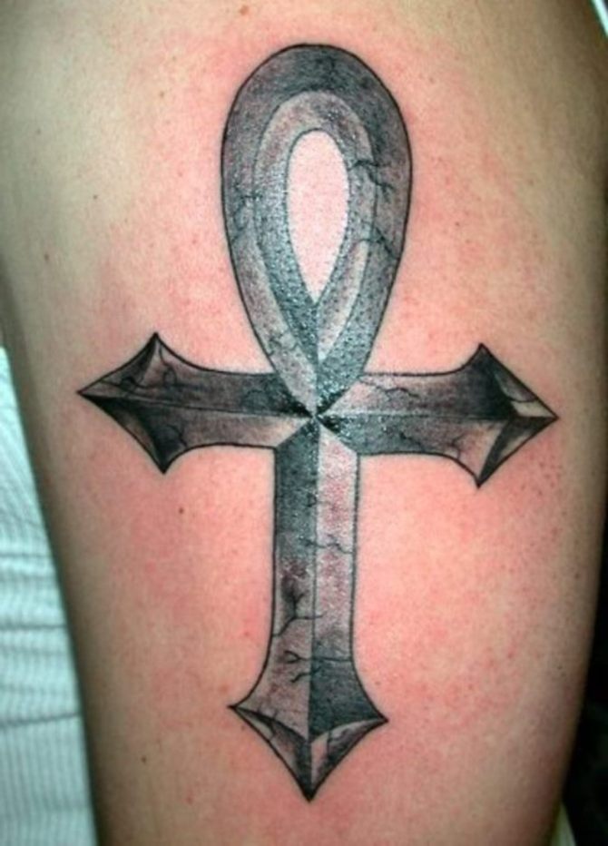  Cross Tattoo - Egyptian Tattoos <3 <3