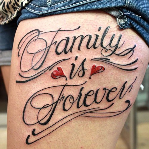 Family Forever Tattoo ideas