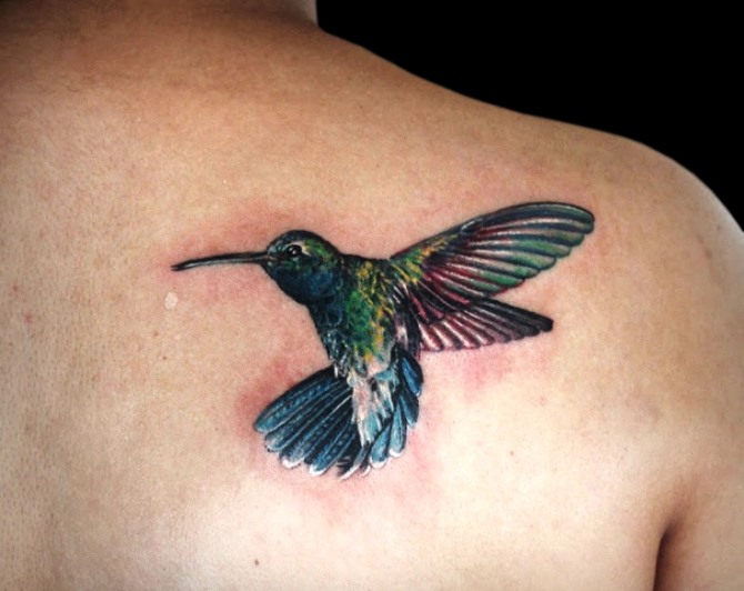  3d Hummingbird Tattoo - Hummingbird Tattoos <3 <3