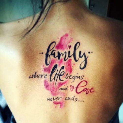 Family Tattoo Ideas For Female