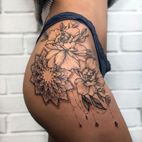 Upper Outer Thigh Tattoo Pain