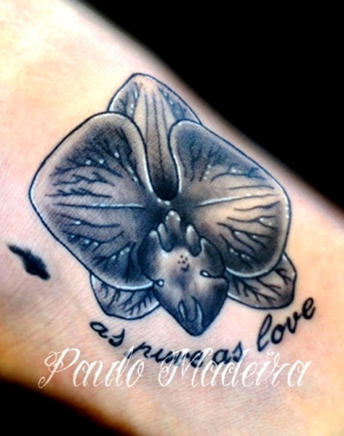 Black Orchid Tattoo - Orchid Tattoos <3 <3