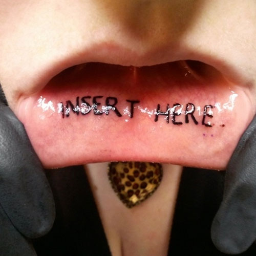 Lips Tattoo Pain