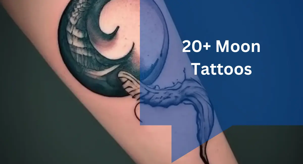 20+ Moon Tattoos